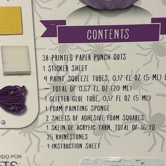 NIB SPOOKY BOOTIQUE UNICORN WITH GEMS PUMPKIN DECORATING CRAFT KIT - Picture 5 of 6